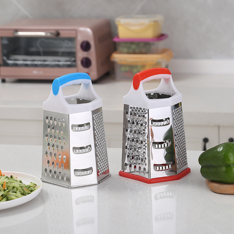 Stainless Steel Six-Sided Grater Multi-Function Vegetable Chopper Kitchen Potato Grater