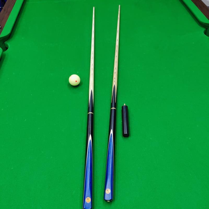 炫彩蓝鲸幻蓝台球杆小头铜箍斯诺克中式台球球杆美式黑八九球杆法