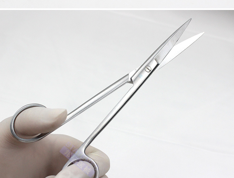 上海金钟无镀层手术剪 wd 外科手术组织剪刀护士剪