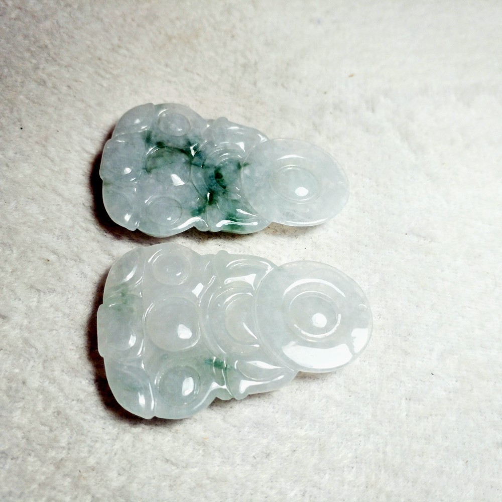 天然翡翠a货观音吊坠玉石小件 云宝阁翡翠加工零售批发厂家