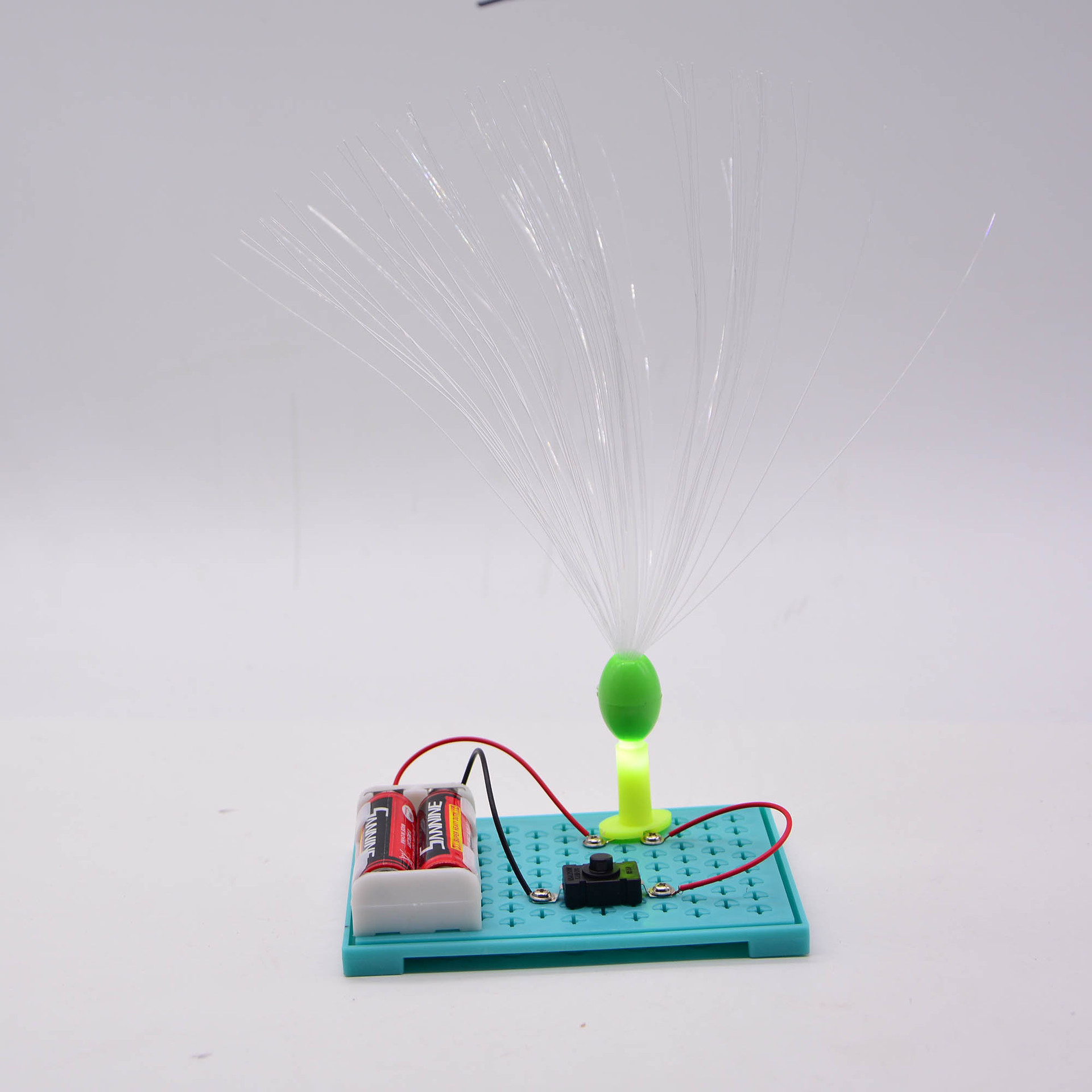 物理教具儿童科技小制作光纤灯科学实验玩具幼儿园科学区学生创意