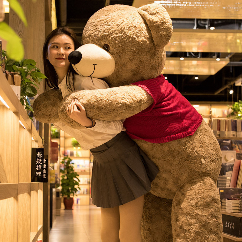 Large Teddy Bear Doll Plush Toy Hug Bear Oversized Doll Bear Valentine's Day Confession Gift for Women