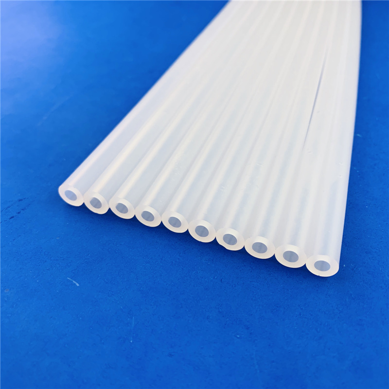 现货批发硅胶吸管 小口径3*5mm奶瓶挤出吸管 透明 无气味硅橡胶管