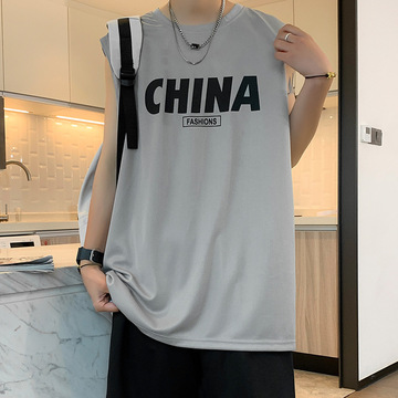 男士短袖t恤运动上衣休闲短袖运动背心夏季轻薄短袖篮球户外上衣