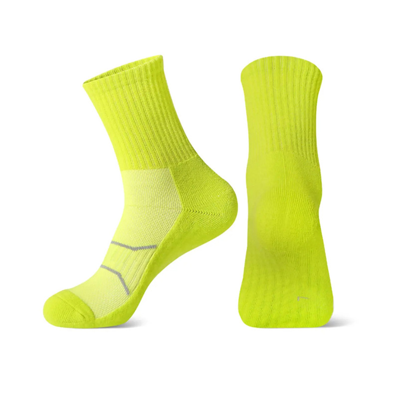 Marathon Running Socks Unisex Thickened Badminton Outdoor Socks Towel Bottom Wear-Resistant Moisture Absorption Professional Sports Socks