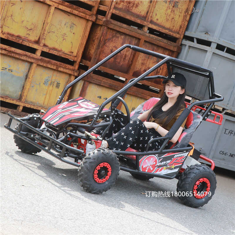 汽油卡丁车儿童竞技电动沙滩车广场出租四轮越野车景区游乐设备