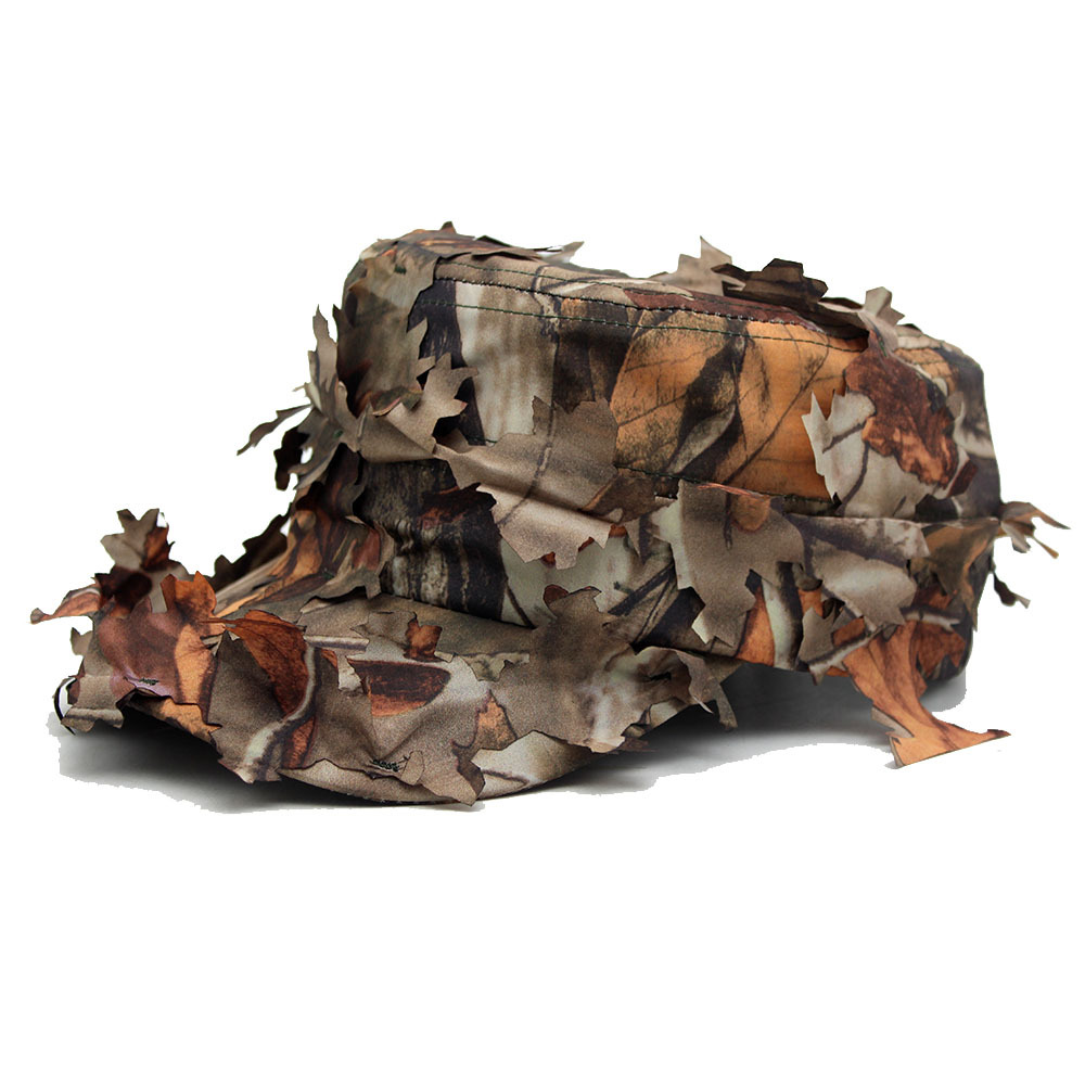 Military Fans Outdoor Camouflage Hat Men's Summer Sun-Poof Peaked Cap Personality Jungle Leaves Maple Leaf Bionic Camouflage Baseball