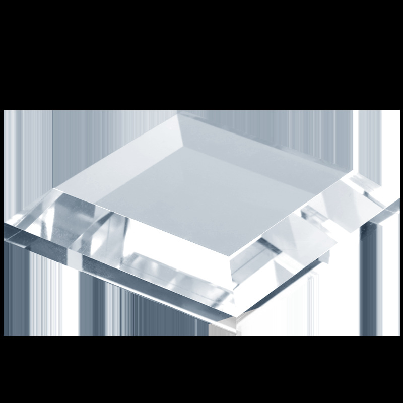 亚克力底座托透明摆件方块摆台有机玻璃展示板水晶镜面塑料板批发