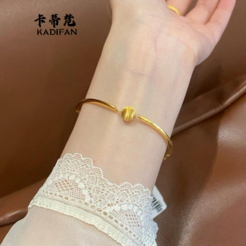 新款时尚精致电镀金猫眼手链轻奢简约年轻款520情人节礼物送女友