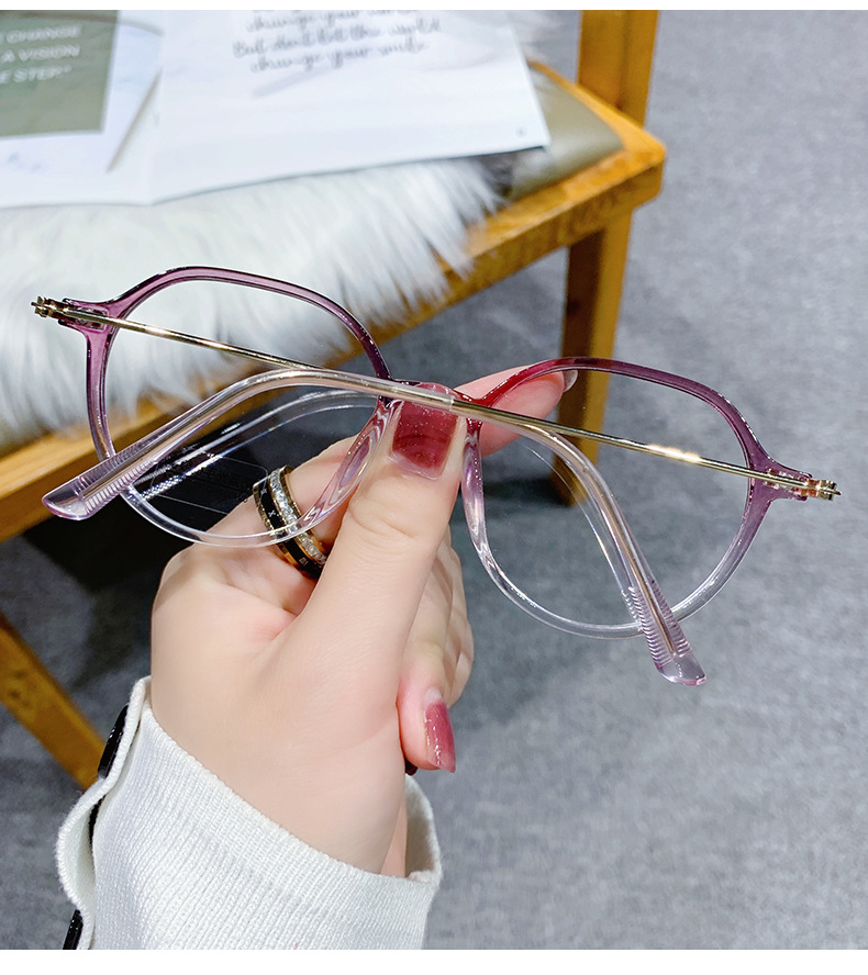 2021新款防蓝光眼镜女小红书同款网红平光镜近视成品可定制老花镜