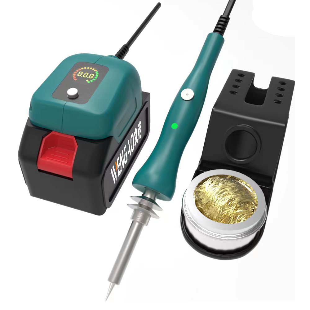 Lithium Battery Welding Machine Wireless Soldering Iron Outdoor Rechargeable Soldering Gun Bare Convenient Mutian Interface Battery Portable