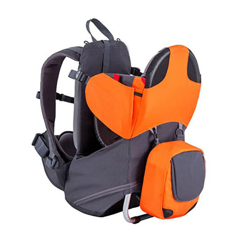 定制户外登山背架 轻便铝合金户外儿童运动背架 带可拆卸迷你背包