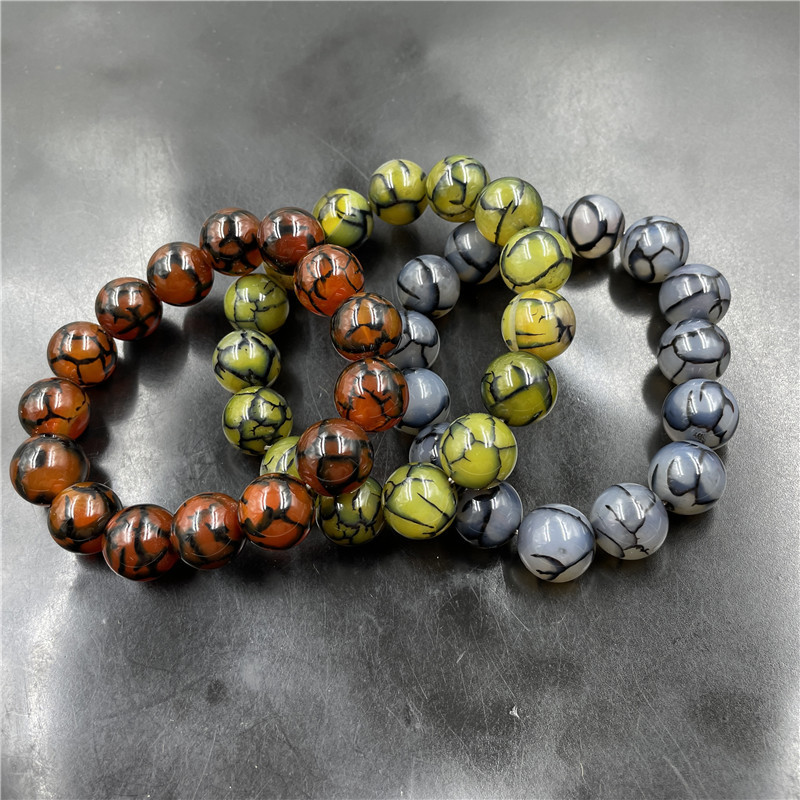 平价玉器 14毫米红色龙纹玛瑙圆珠手链 男女款绿色玉手串-阿里巴巴