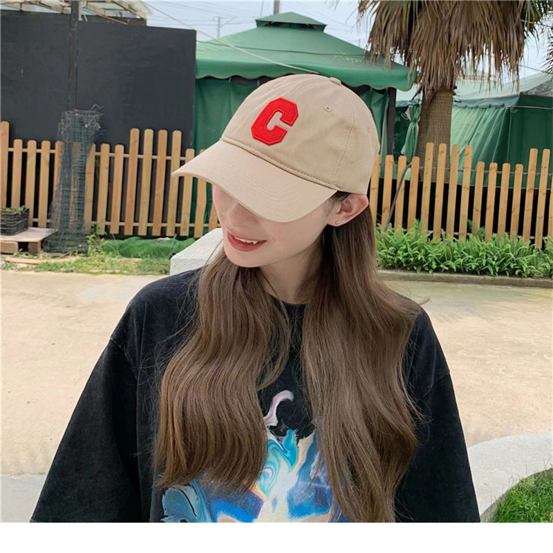 2023 New Fashion Ins Hat Female Spring All-Matching Sun-Proof Baseball Cap Casual Fashion Sun-Proof Peaked Cap Men