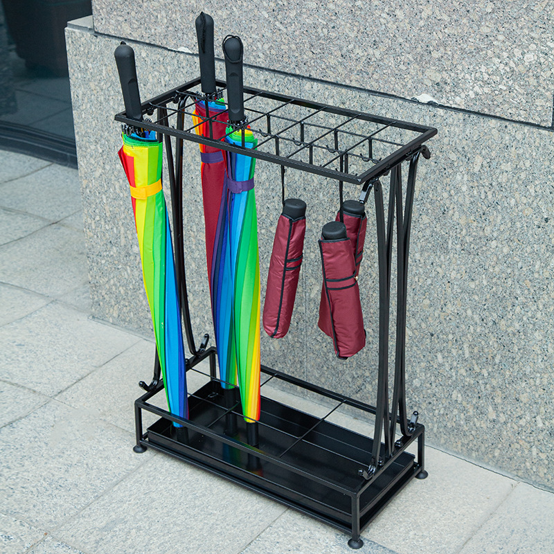 雨伞架家用多功能门口雨伞桶商用雨伞放置架子酒店大堂