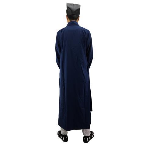 道服道士服装对领套装三清领道袍道衣春秋短褂传度长袍道教用品