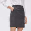 Occupation skirt Irregular Half skirt mm Split ends Step Paige Large work clothes Elastic force Package hip Short skirt