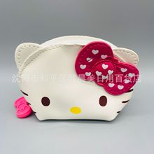 韩国进口 儿童卡通Hello Kitty链条零钱包、折叠零钱包、大容量