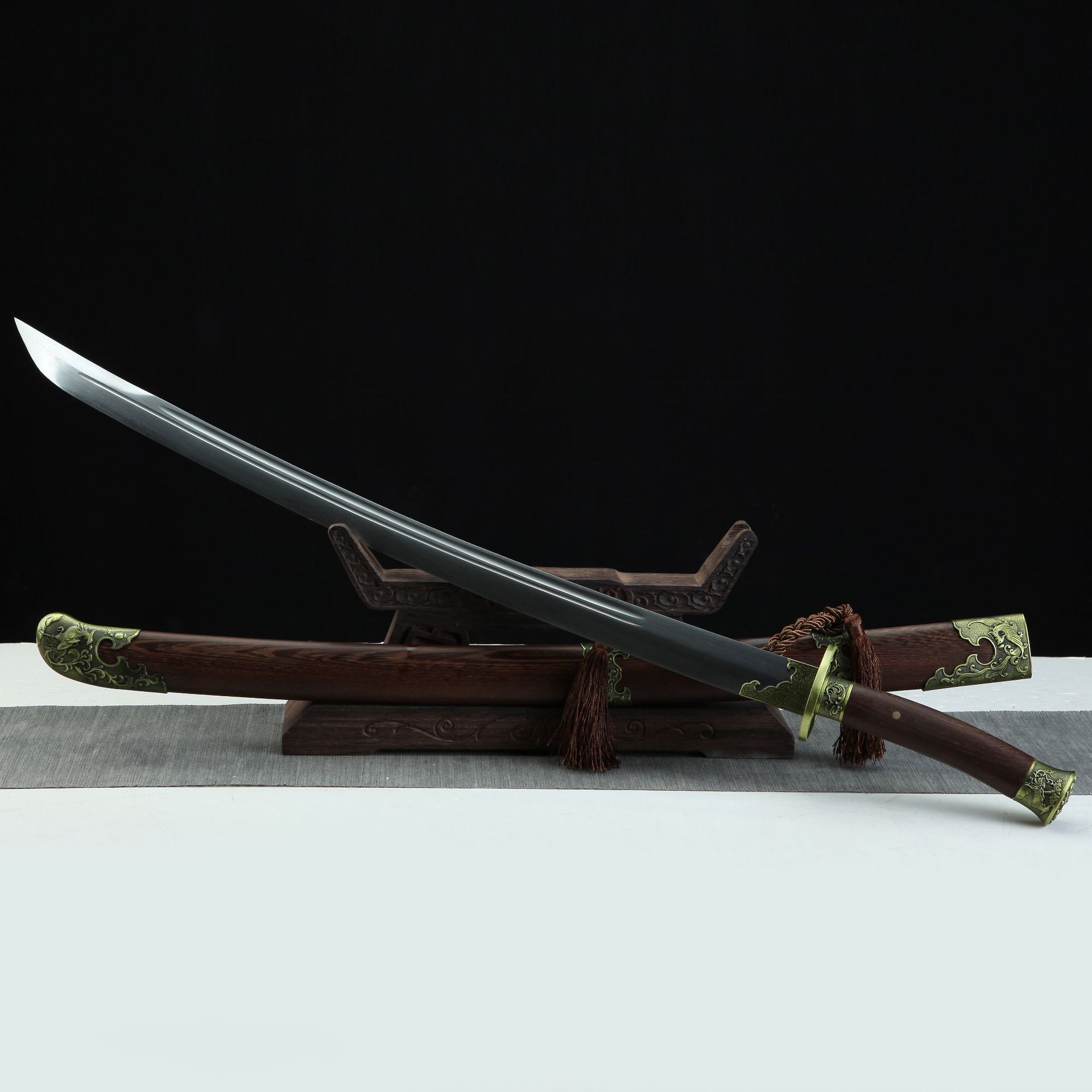 龙泉市刀剑龙骨一体镇宅宝剑手工锻打宝剑清刀绣春刀冷兵器未开刃