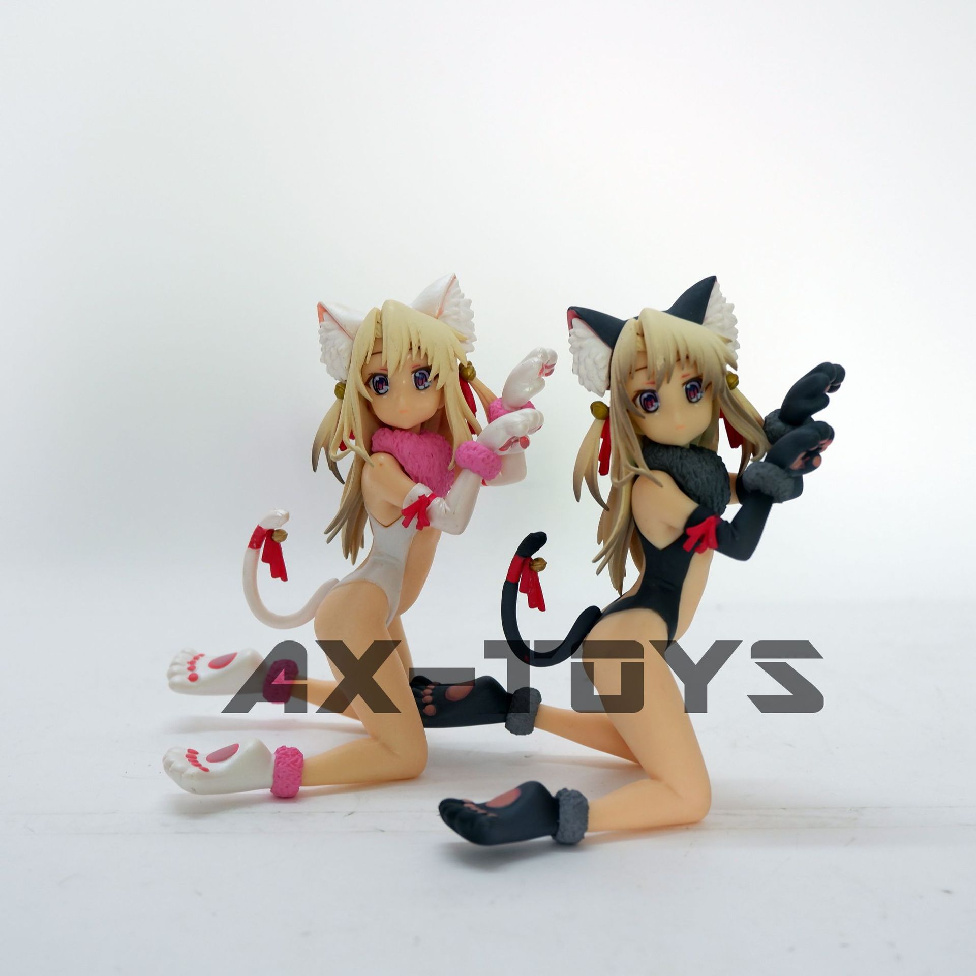 动漫手办女魔法少女伊莉雅伊利亚猫耳猫娘黑白猫盒装手办模型摆件
