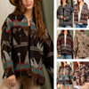 Explosion models in Europe and America 2024eBay Amazon Autumn and winter new pattern New products Women's wear Loose Long sleeve Retro coat Jacket Explosion models in Europe and America 2024eBay Amazon Autumn and winter new pattern New products Women's wear Loose Long sleeve Retro coat Jacket