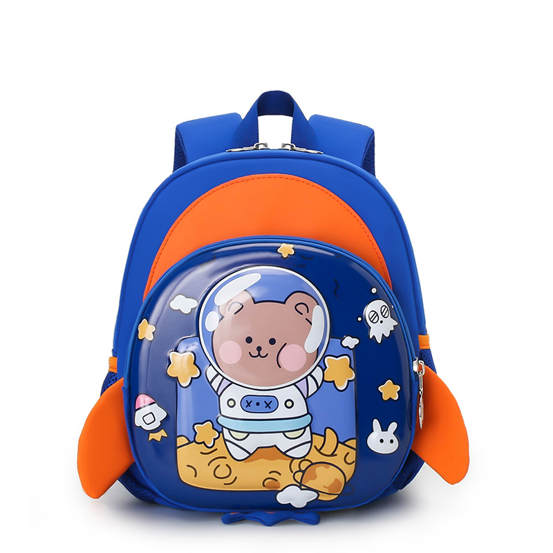 2023 New Cartoon Boys and Girls Shell Schoolbag Kindergarten Wholesale Anti-Lost Baby Backpack Printed Logo