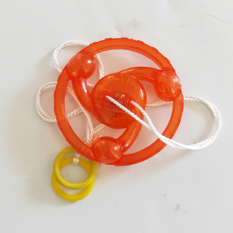 拉线飞轮 拉线闪光飞轮 闪光陀螺 发光陀螺 健身 发光拉线飞轮