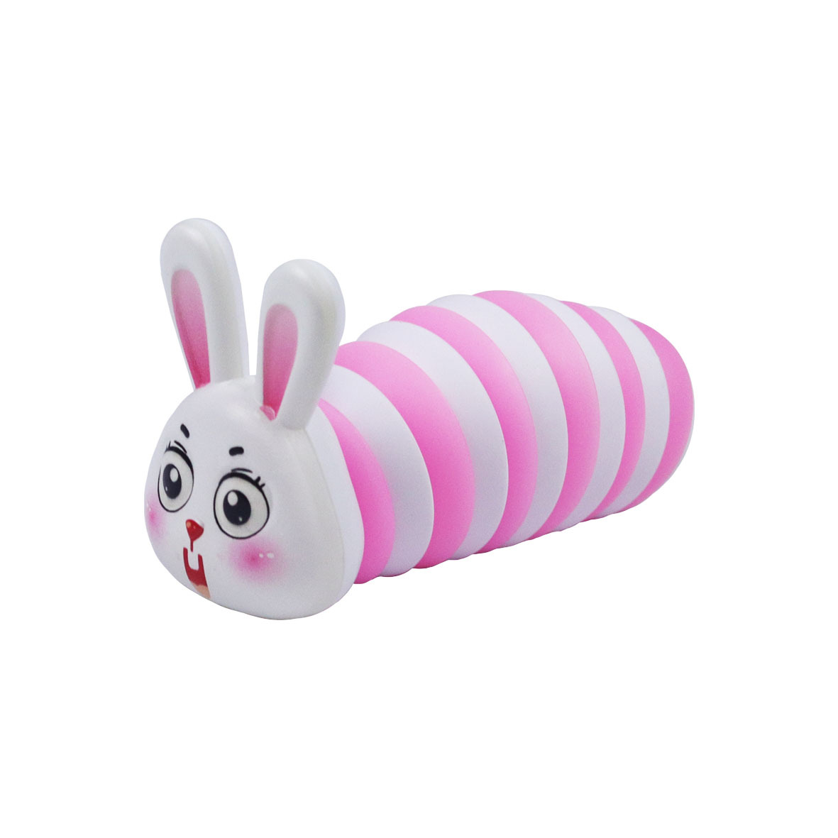 Wholesale Foreign Trade Cross-Border New Product Pressure Reduction Toy Shake Rabbit Luminous Environmentally Friendly Material Color Matching Slug Parent-Child Puzzle