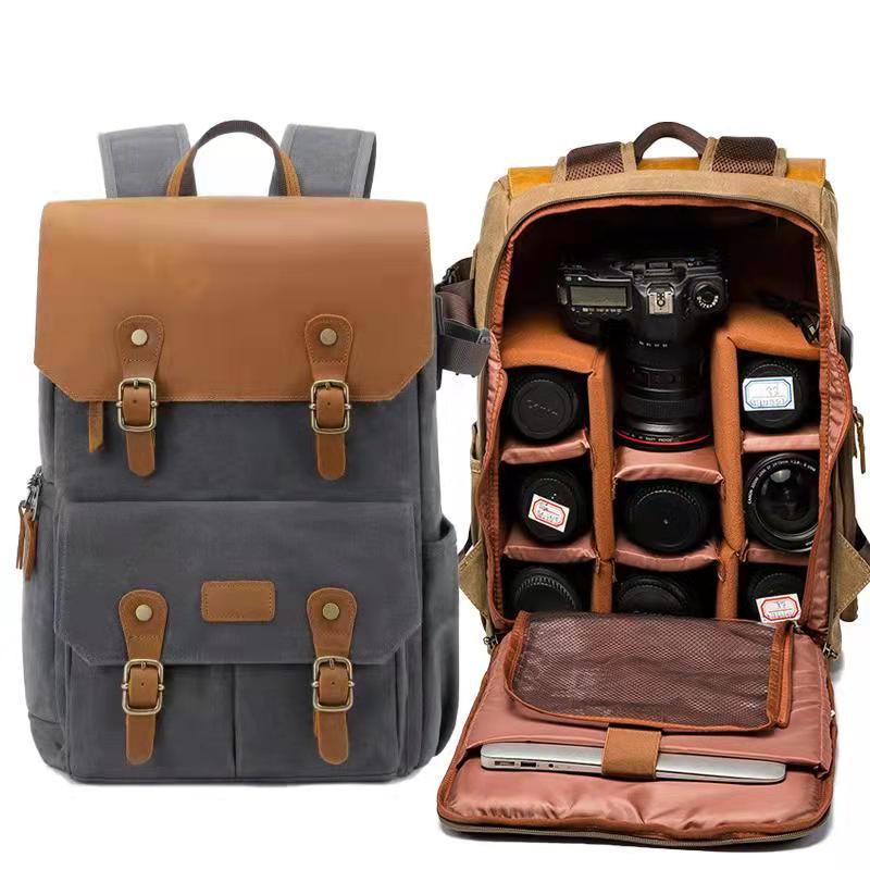 New Backpack Camera Bag Anti-Theft Camera Bag Interchangeable Lens Digital Camera Backpack Large Capacity Anti-Collision Wear-Resistant Uav Package