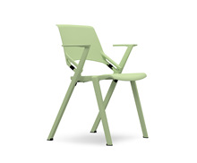 草绿色发布会现场培训室椅子图书馆表演户外场所会议椅办公室椅子