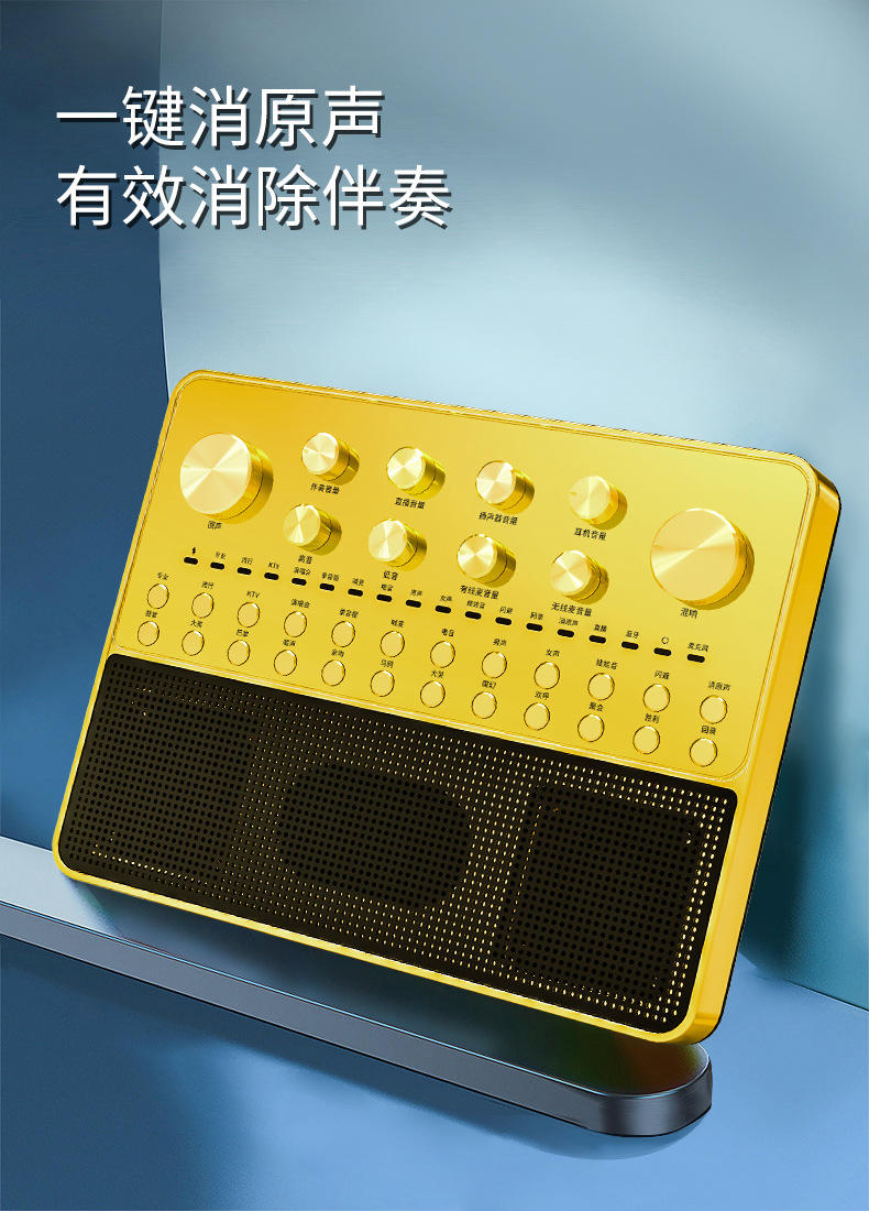 2022新款音奈尔6000x真电音高端直播设备电脑手机声卡 otg蓝牙48v