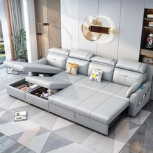 2023新款网红性价比科技布贵妃北欧多功能沙发床可折叠客厅小户型