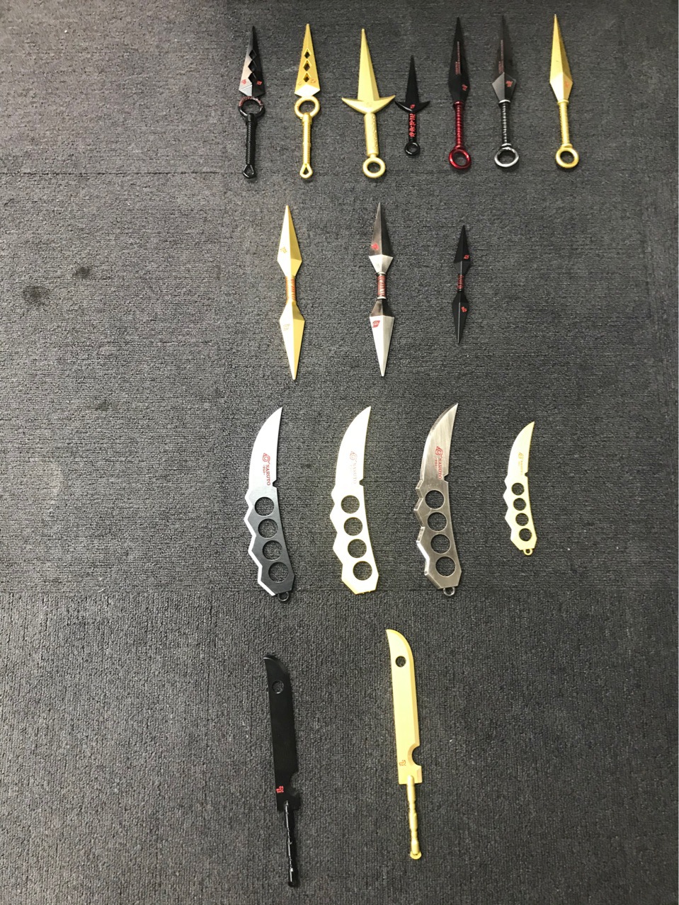 火影忍者兵器阿诗玛苦无四代目火影忍者手游周边模型锌合金兵器