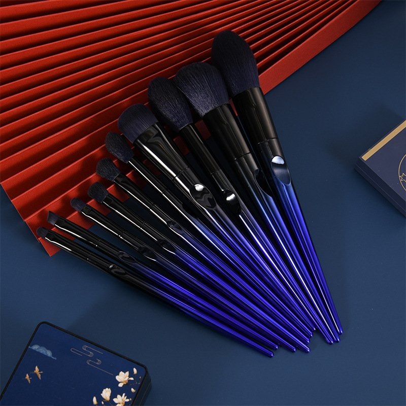 Suit Makeup Brushes 10 Makeup Brushes Suit Blush Brush Eye Shadow Brush Full Set Shading Brush Eyebrow Brush Lip Brush Eye Shadow Brush