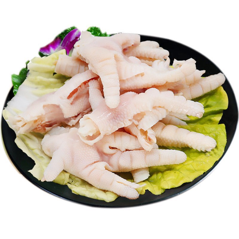 包无骨鸡爪新鲜去骨凤爪冷冻生鲜脱骨鸡爪火锅食材脱骨冷冻鸡爪子