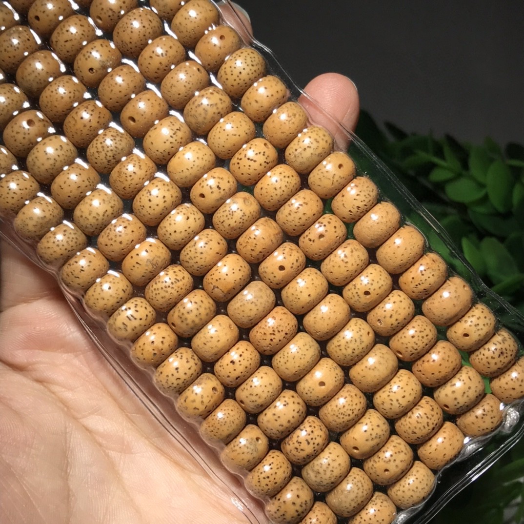 佛珠手串厂家批发定制陈籽星月菩提手链毛衣链菩提文玩桶状念珠
