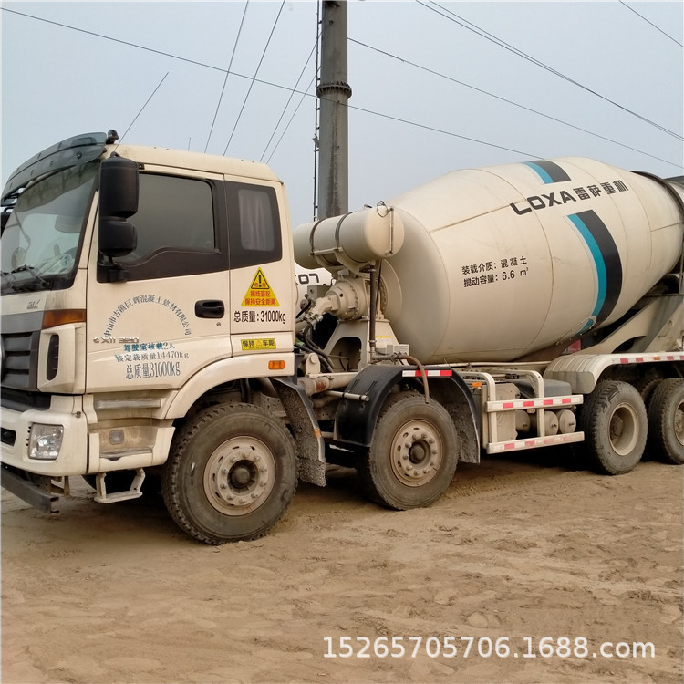 二手混凝土搅拌罐车日野700水泥搅拌车 大14方混凝土搅拌运输车