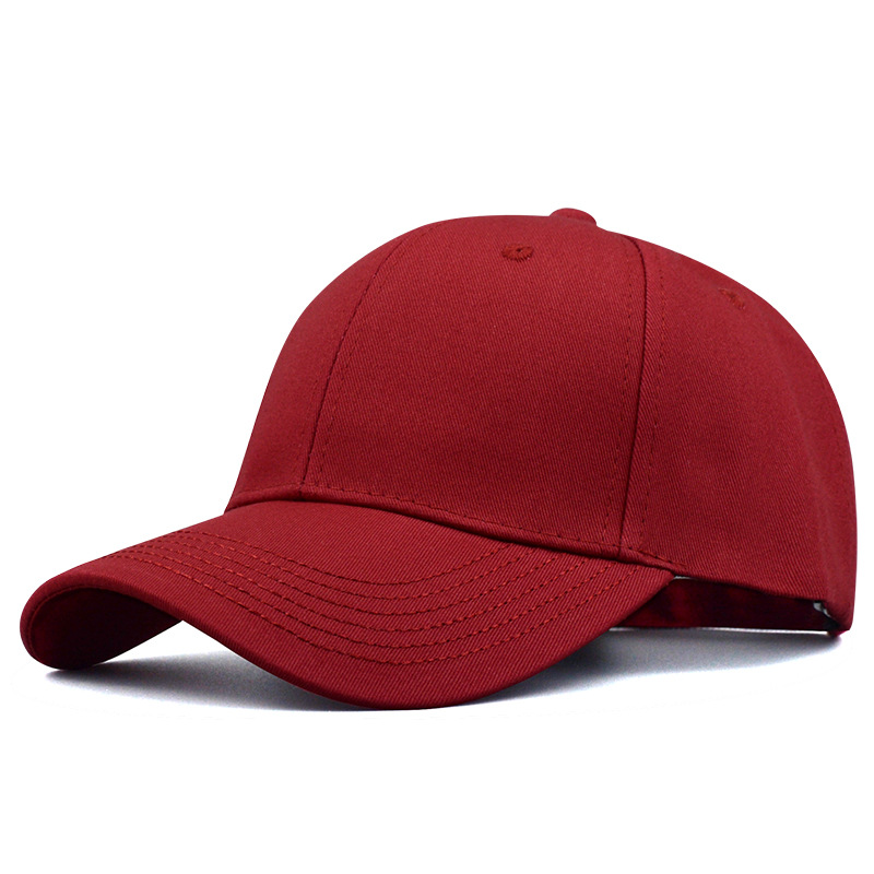 Advertising Pure Cotton Hat Tourist Hat Catering Sun-Proof Pure Cotton Group Peaked Cap Printed Embroidered Logo Baseball Cap