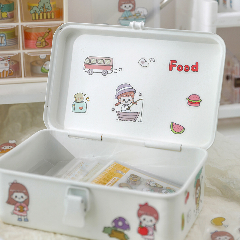 Cartoon Cute Stickers 20 PCs Thermal Insulation Cup Stickers Pet Stickers Student Card Cover Water Cup Storage Box Stickers Wholesale