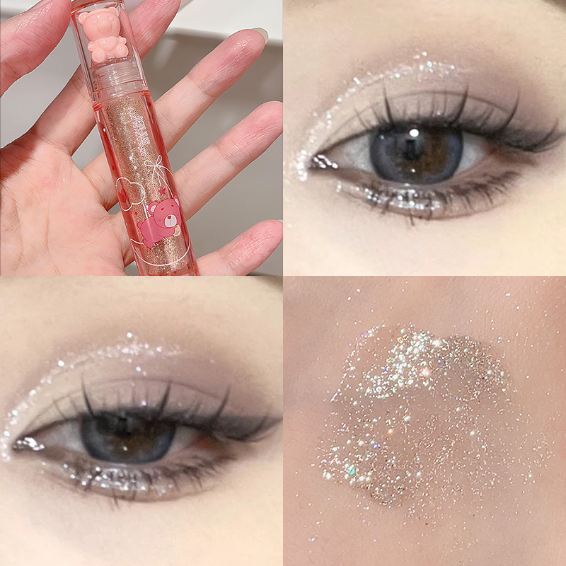 Sensory Party Dream Pearl Liquid Liquid Eye Shadow Clear Thin and Glittering Eye Makeup Cool White Makeup Cross-Border Wholesale