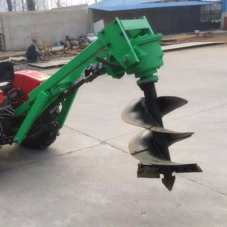 种树挖窝机 手提汽油动力钻孔机 拖拉机带大直径挖坑机-阿里巴巴