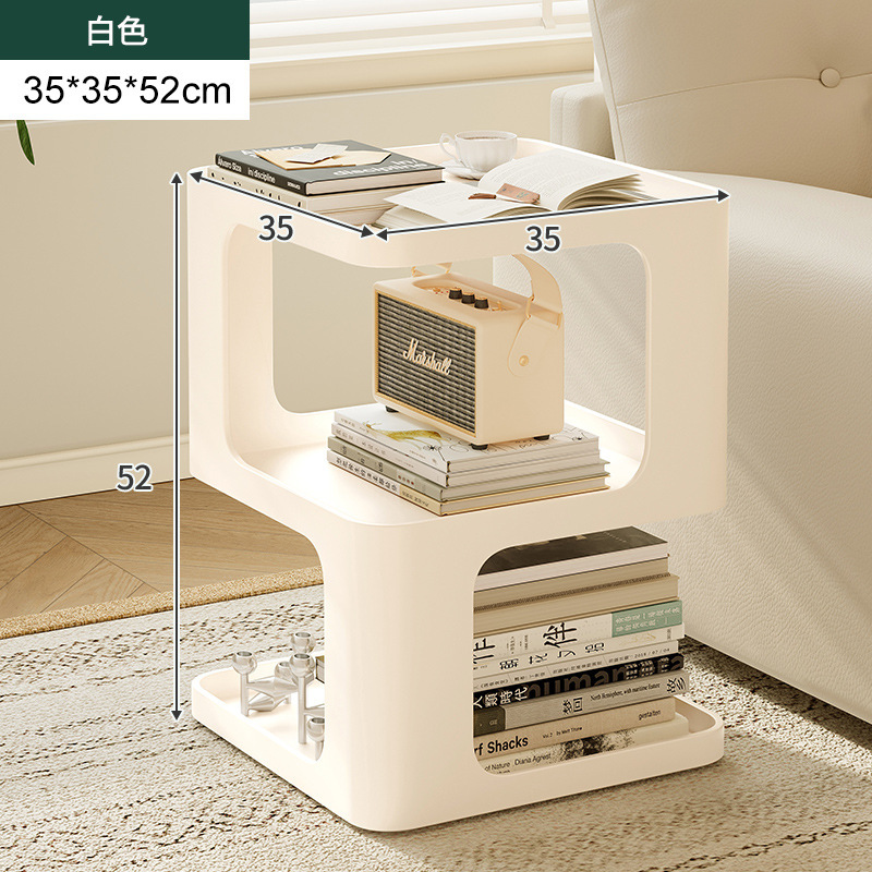 Light Luxury Side Table Sofa Side Cabinet Home Living Room Small Apartment Creative Bedside Table Mini High Sense Small Coffee Table Tea Table