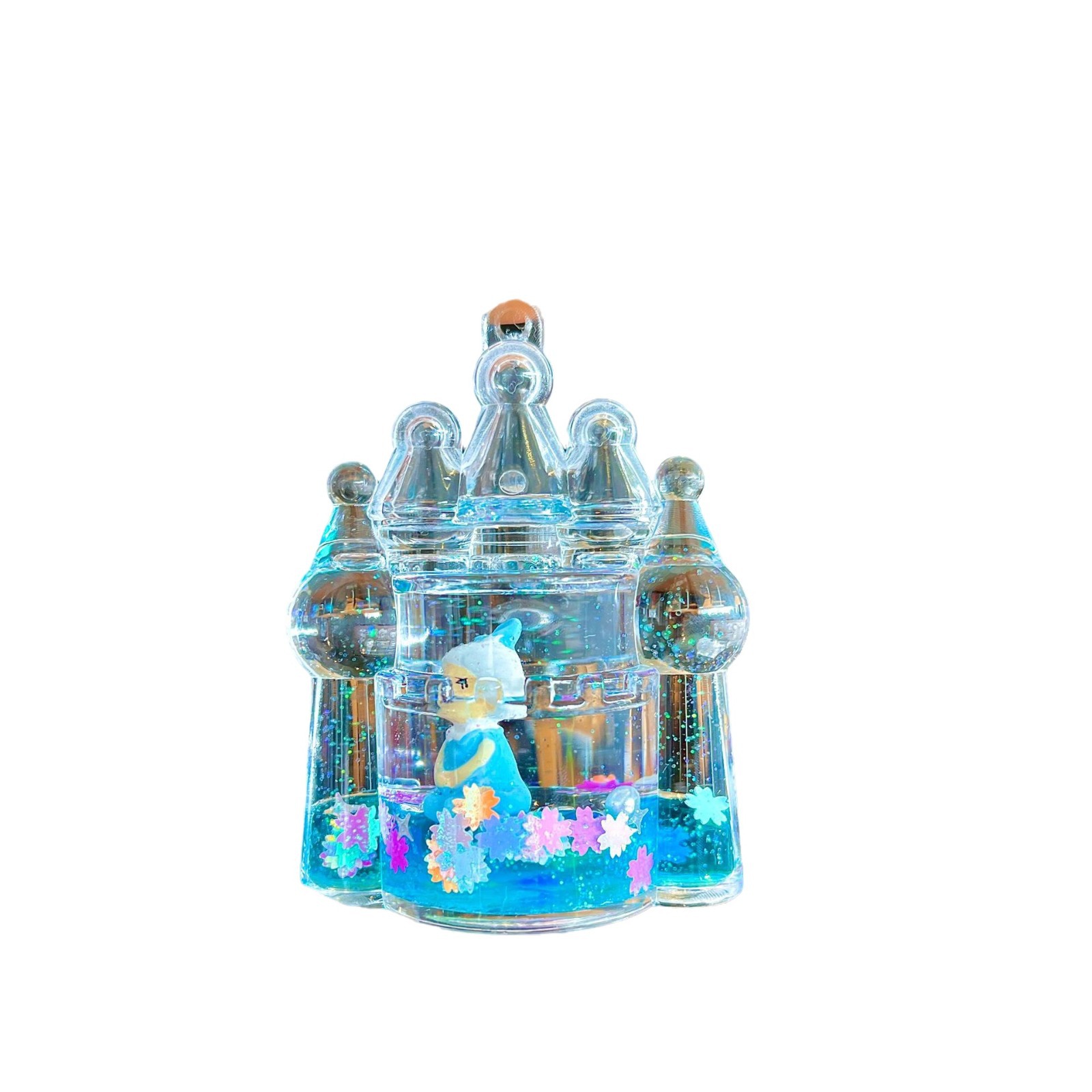 Products in Stock New Luminous Oil-Filled Quicksand Bottle Keychain Pendant Desktop Small Ornaments Milky Tea Cup Coke Bottle Drift Bottle