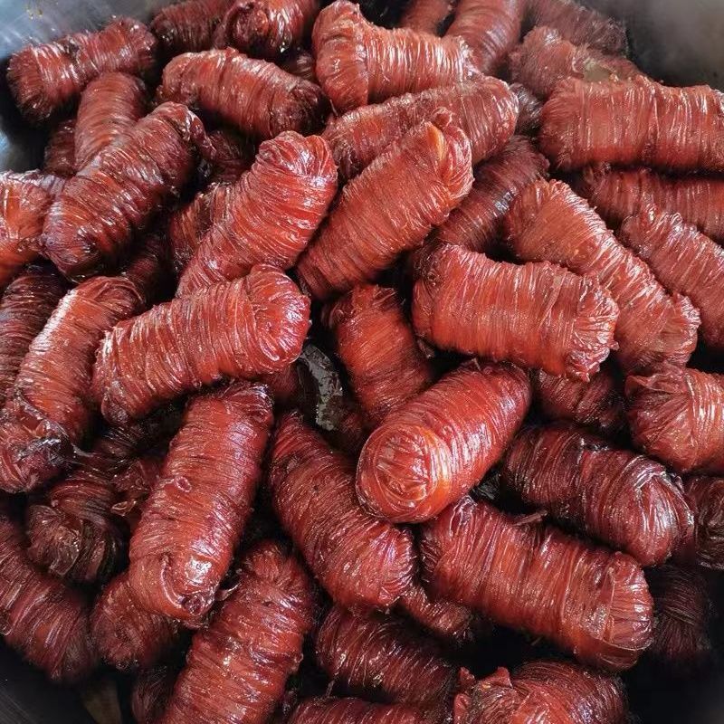 网红猪捆肠苦肠卷半斤猪小肠即食真空包装下酒菜熟食卤味