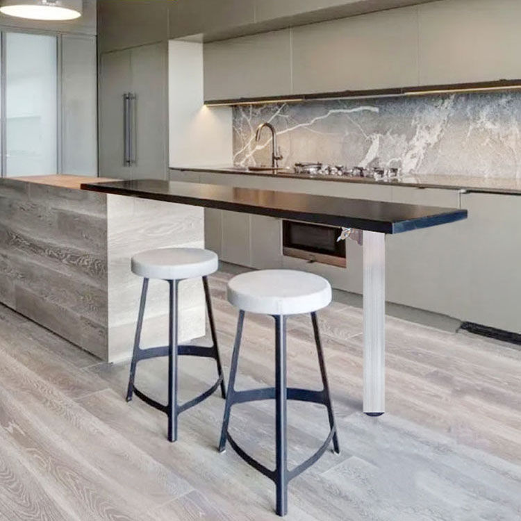 吧台立柱腿可调节