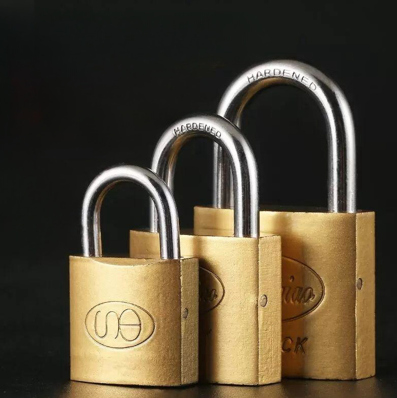 十字挂锁防盗锁家用门锁抽屉锁防水防锈防撬锁具宿舍用锁子柜子锁