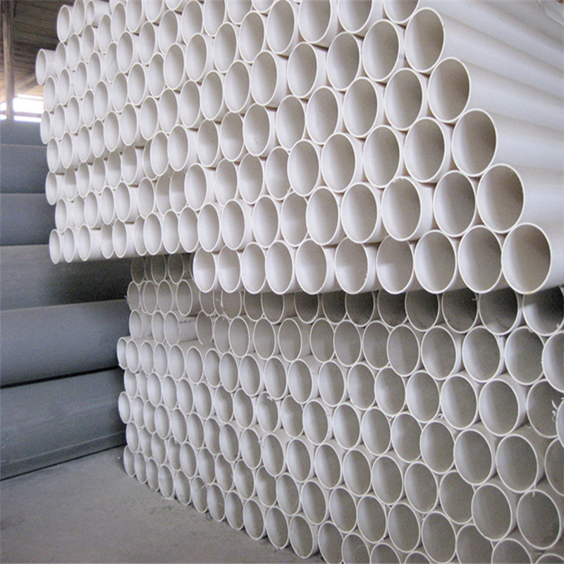 源头厂家供应小区塑料硬管pvc排污管建筑实壁管农业灌溉排水管