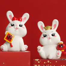 兔子存钱罐陶瓷大号儿童可爱储钱罐储蓄罐创意礼物伴手礼年后礼品
