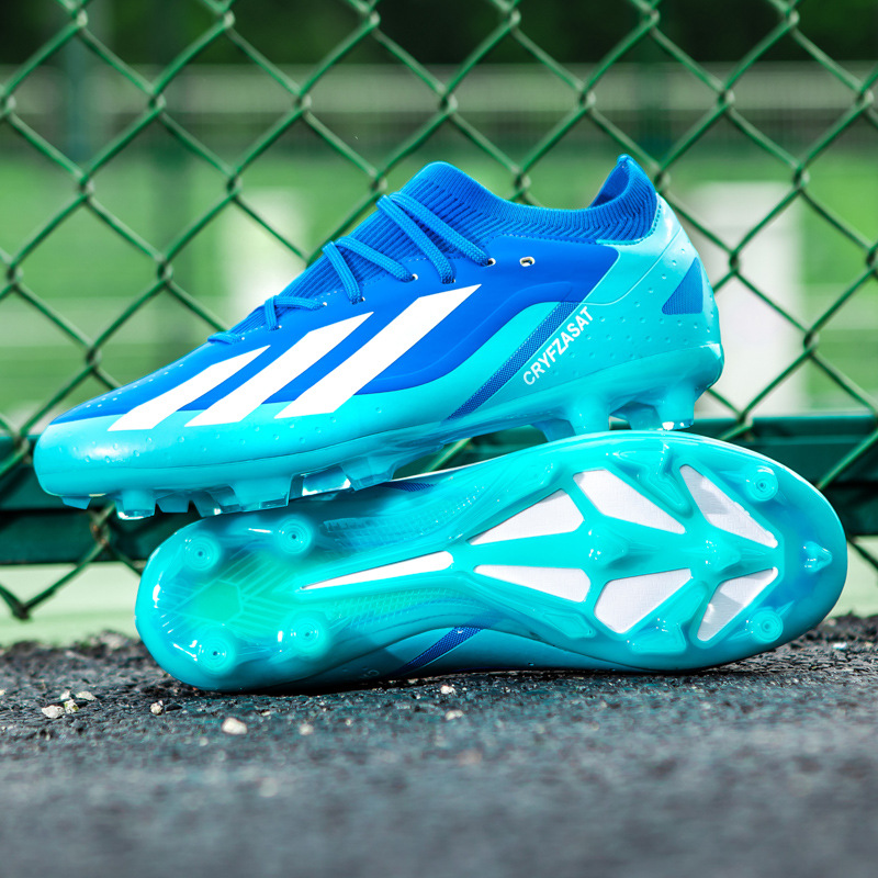 梅西新款猎鹰足球鞋男女儿童学生长短碎tf钉青年成人比赛训练球鞋