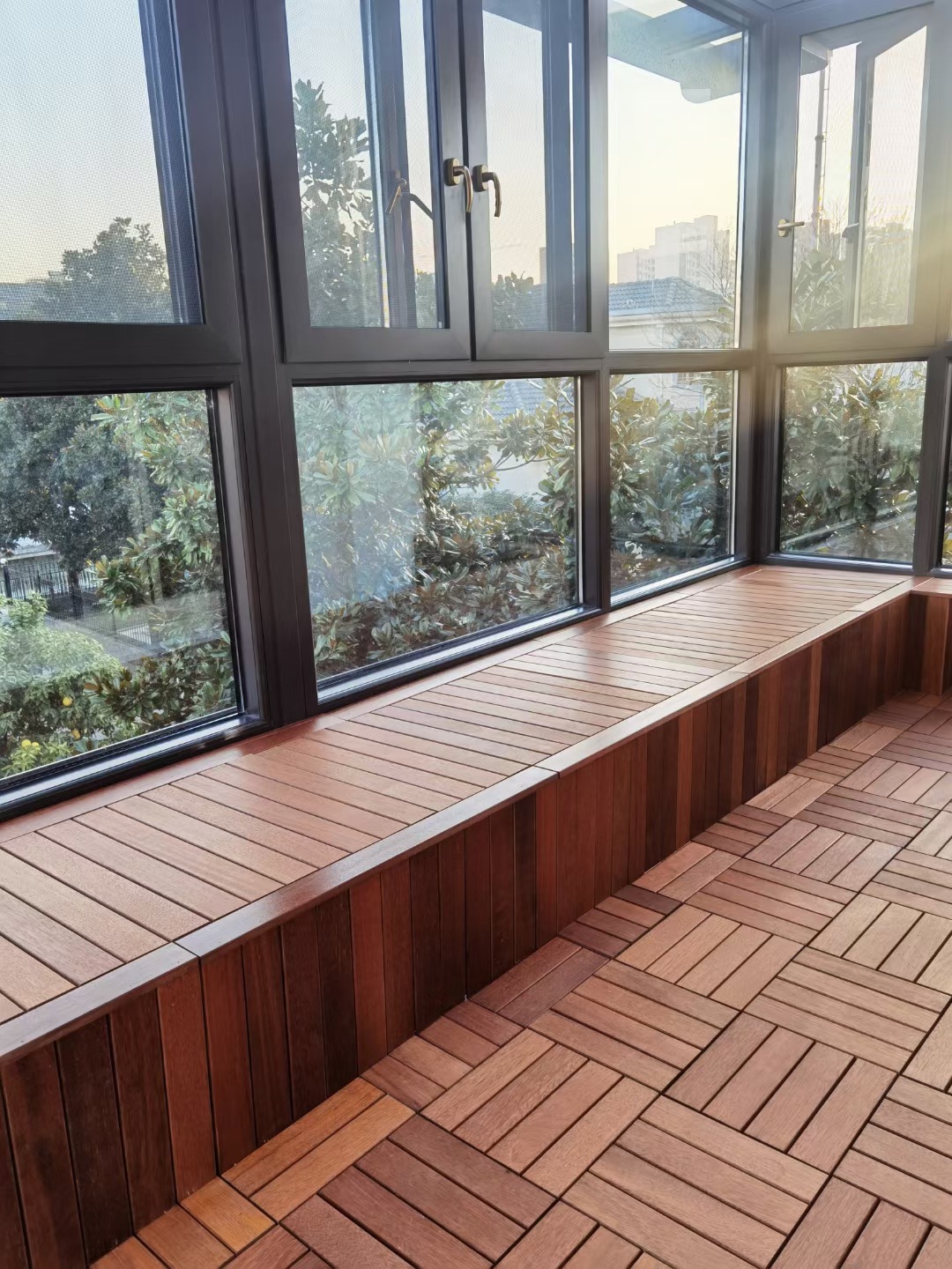 印尼菠萝格户外地板庭院户外地板阳台户外地板